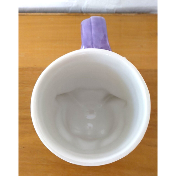 Topsy Turvy Bunny Rabbit 14 Oz. Ceramic Mug 2012 Easter Spring Animal - NWT - Picture 6 of 7